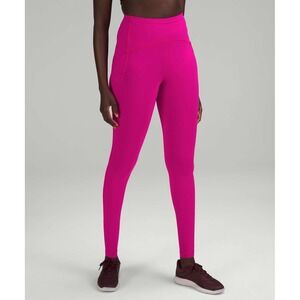 Lululemon‎ Swift Speed High-Rise Tight Legging Sonic Pink 28 Size 4 W5ESUS $138